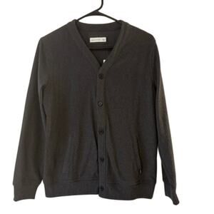 Abercrombie Kids Cardigan 13/14 NWT Super Soft Gray Button Front Sweater